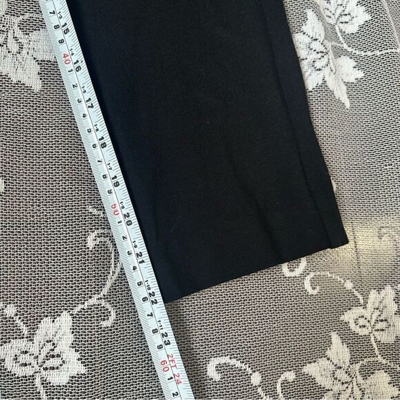 Aritzia Babaton Black Cohen Pull On Crop Pant Sz 0 - Picture 8 of 12